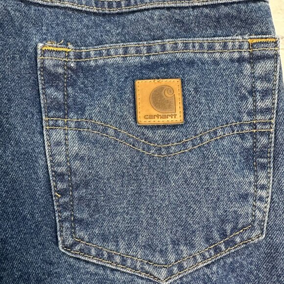 Carhartt Men's Relaxed Fit Heavyweight Cotton Jeans, Size‎ W42 x L32, Dark Stone - Picture 9 of 12